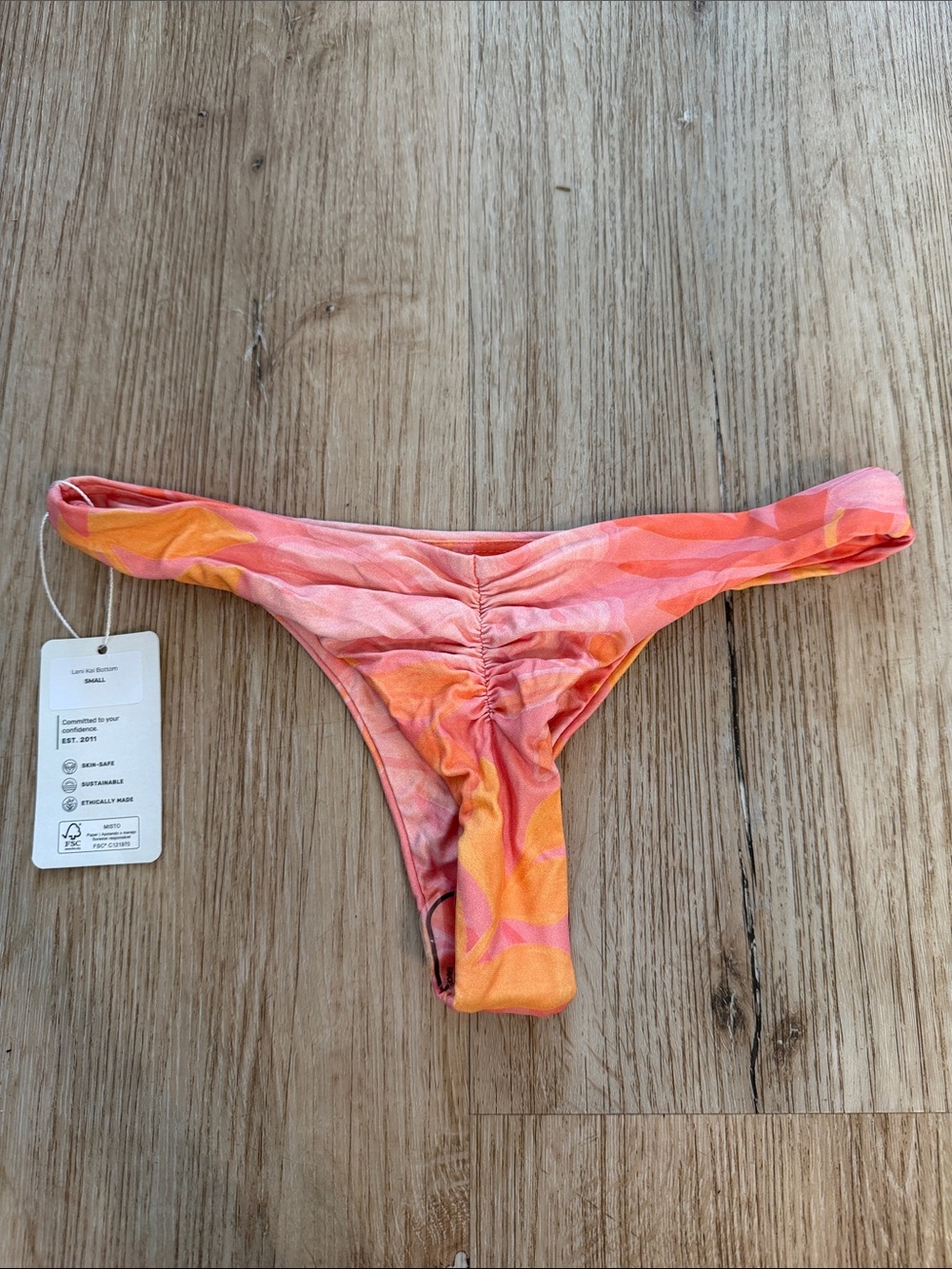 Midori Lani Kai Ruched Cheeky Bikini Bottom